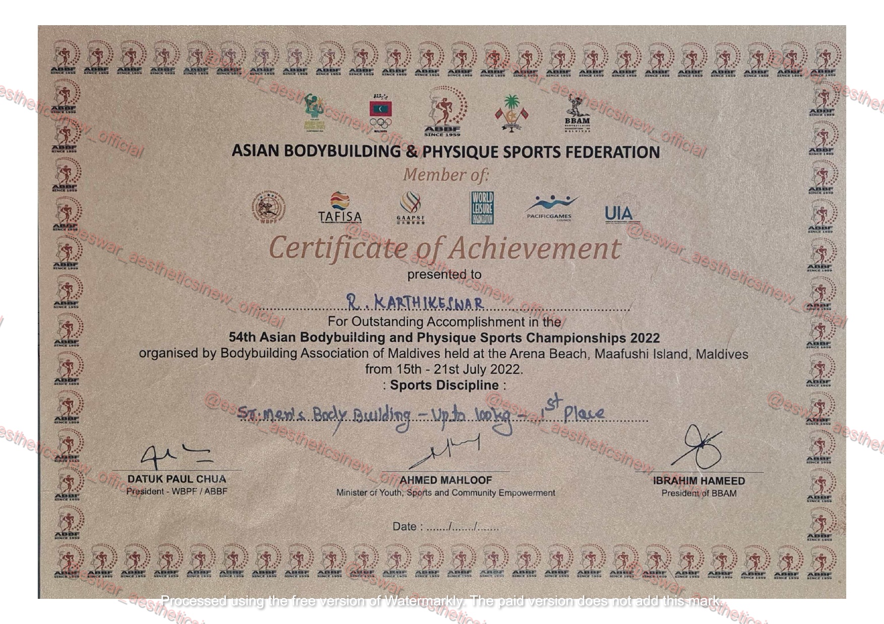Certificate 5